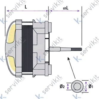 Kit Imanes puerta horno Dobra 22mmØ