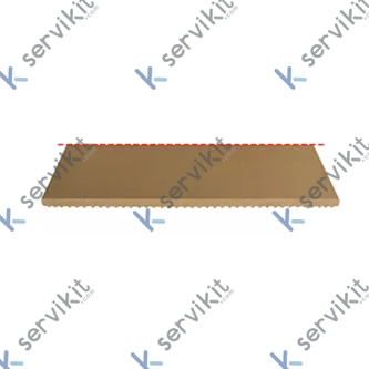 losa de chamota L 985mm An 322mm H 14mm