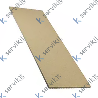 No hay imagen establecida Losa de chamota H 14 mm L 1046 mm An 349 mm ranurado tipo de envío exclusivo en pallet