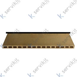 Piedra refractaria lisa 913x455x25mm horno Oem