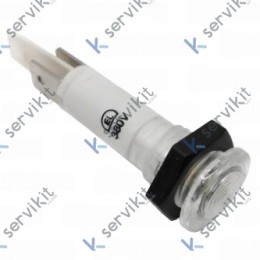 Piloto Cristal Ø10mm 380V Freidora