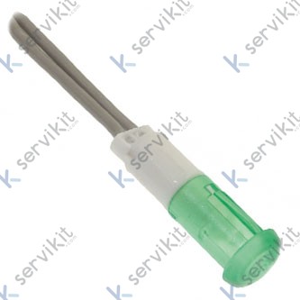 Piloto verde 9mm 230V con cable freidora Gayc