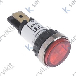 Piloto luminoso rojo Ø12mm 400v horno Olis