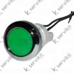 Piloto Verde Ø22mm 230V Con Cable Freidora