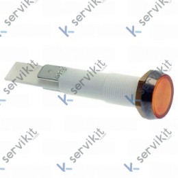 Piloto Naranja Ø10mm 230V 150°C
