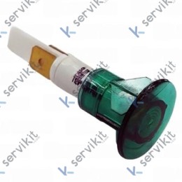 Piloto Verde Ø14mm 230V Freidora