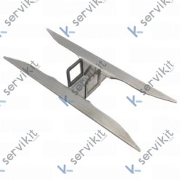 Pincho Espada Doble Asador Pollos 13x13mm