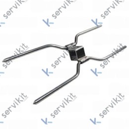 Pincho Asador Pollos 12mm Doble