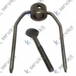 Pincho Asador Pollos 10mm Con Tornillo