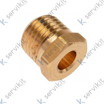 Racor fijación bujía m10x1mm pilotos para cocción industrial (2 Uds)