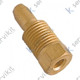 Racor bicono ø4mm m10x1(2unds)