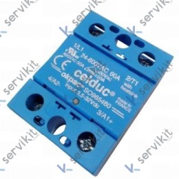 Relé Estático 24-600V 3-32VDC 45x58mm