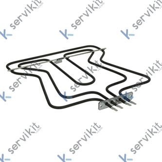 Resistencia grill horno 2400w 230v 300x330mm