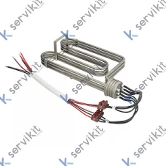 Kit de resistencia 7800W 230V espirales 3 con cable con regletas de bornes