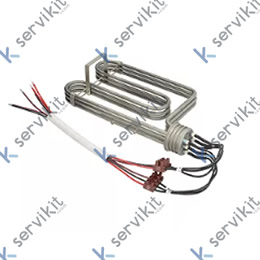 Kit de resistencia 7800W 230V espirales 3 con cable con regletas de bornes