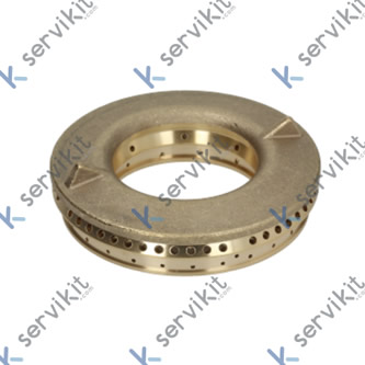 Tapa de quemador ø 110 mm taladro ø 3 mm con orificio central 7,5 kW apto para 59 E