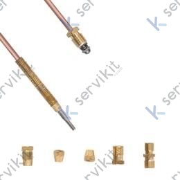 Termopar universal cabeza roscada L=900mm