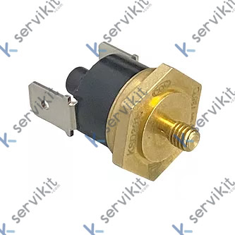 Termostato de superficie de seguridad temp. desconexión 135 °C 1NC 16 A M4 empalme F6,3