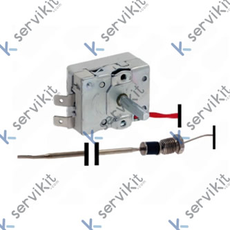 Termostato 400V 16A 60/215°C