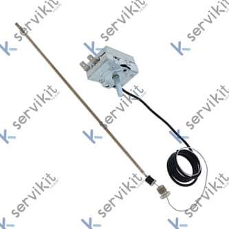 Thermostat EGO Serie 55.13_ T.max. 215°C Arbeitsbereich 61-215°C 1-polig 1NO 16A