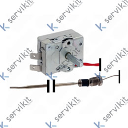 Termostato 400V 16A 60/215°C