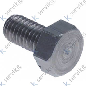 tornillo de cabeza hexagonal rosca M8 rosca L 20mm inox EC 13 UE 1 pzs DIN 933 / ISO 4017