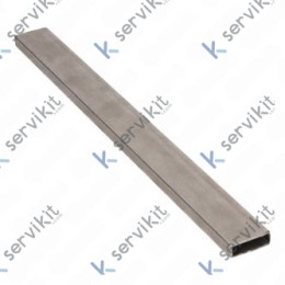 Tubo 30x10x1mm Inox Satinado