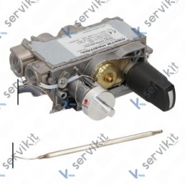 Válvula Gas Plancha 66/260°C 9mbar 3/8