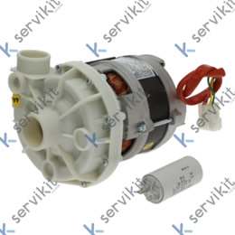 bomba tipo 1299.XXXX 50Hz 0,37kW 230V entrada ø 45mm salida ø 40mm fases 1 L 208mm