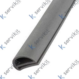 Burlete puerta 590mm 7.5x15.5mm