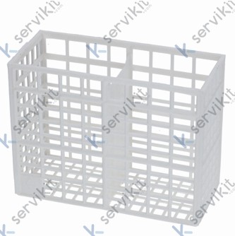 No hay imagen establecida Cesto cubiertos plástico lavavajillas 130x55x100mm