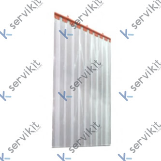 Cortina lamas 800x1800x2mm pvc
