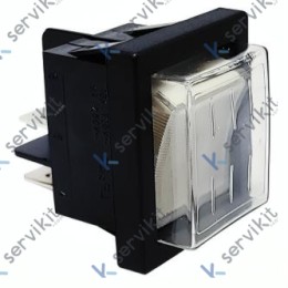 Pulsador Bipolar 16A 230V 30x22m C/ Protector
