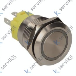 Pulsador Encendido 3V Dc 3A Ø19mm
