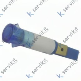 Piloto Azul Ø9mm 230V