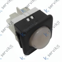 Interruptor Blanco 125/230V 16A 25x25mm