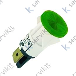 Piloto verde lavado 12mm 230V Fagor