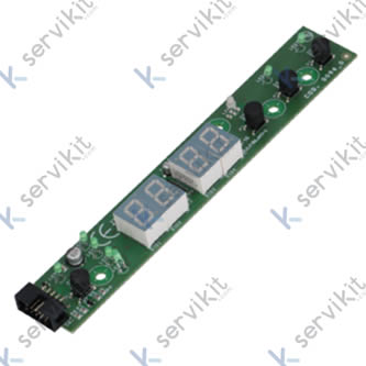 Placa electrónica lavavajillas KD60 L 185mm An 30mm tazas 4