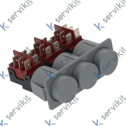 Interruptor 3 Posiciones 230V 16A 2NO/2NO/2NO