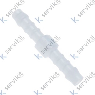 Racor unión plástico para tubo de Ø8mm lavavajillas industrial (02 uds)