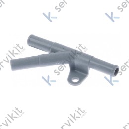 Racor union 3 vías Ø12mm lavavajillas industrial