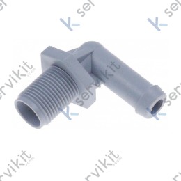 Racor codo portagoma 3-8xØ10mm lavavajillas Hoonved ed-650