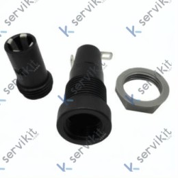 Portafusibles Ø5x20mm 6.3A 250V Ø13mm