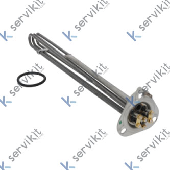 resistencia 6000W 230V montaje ø 47,5mm espirales 3 L 405mm An 31mm H 34mm