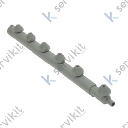 Brazo lavado 6 rociadores Winterhalter L=538mm