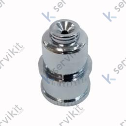 Rociador metálico aclarado Ø10x21mm (3 uds)
