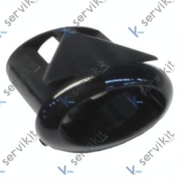 Soporte Botón Negro 21x11mm