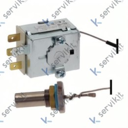 Termostato 53ºC 230V 16A BULBO:Ø14x31mm