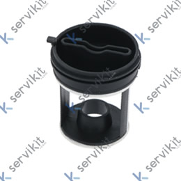 Filtro negro para bomba para lavadora C00045027 para ARISTON/HOTPOINT/INDESIT