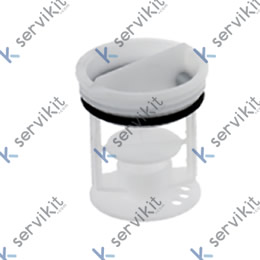 No hay imagen establecida filtro para bomba para lavadora para BEKO blanco